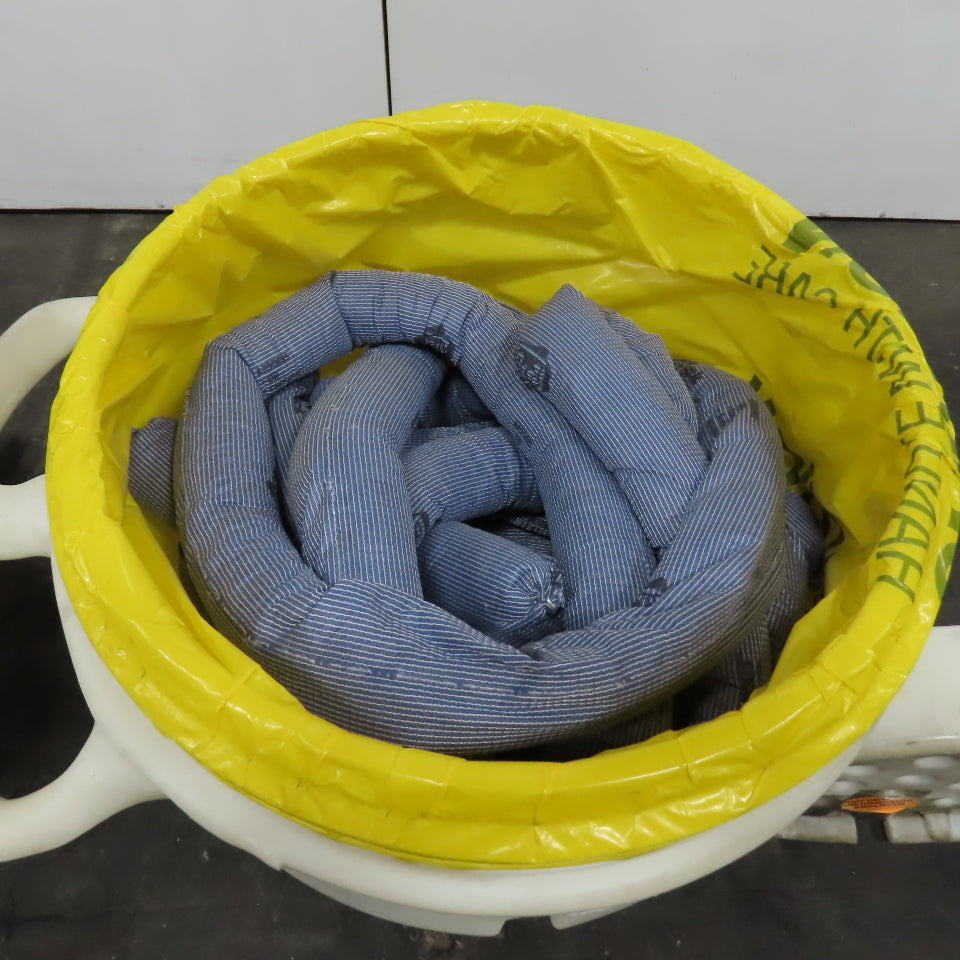 New Pig Portable 30 Gallon Spill Kit W/ 50 USG Overpack Salvage Drum