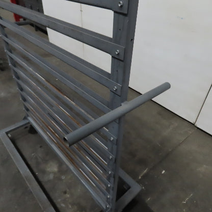 44" W x 65" H Standard Mobile Stackable Plastic Bin Organizer Steel Rack