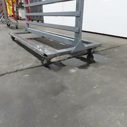 44" W x 65" H Standard Mobile Stackable Plastic Bin Organizer Steel Rack