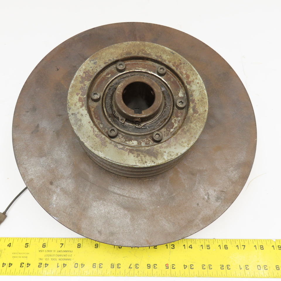 Horton Pneumatic Clutch Brake Assembly 5V 3 Belt Pulley 1-5/8" Bore