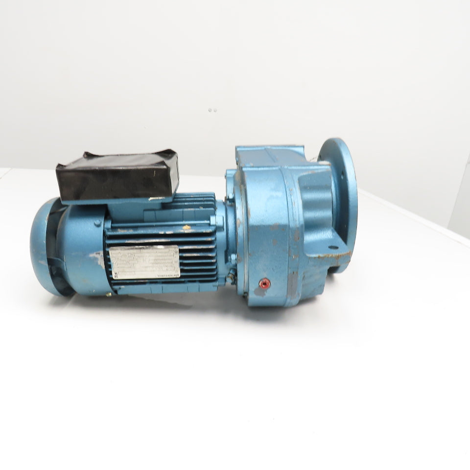 Sew FAF67DT80N4C 90.59:1 Ratio 1Hp 230/460V 3Ph 19RPM Gear Motor