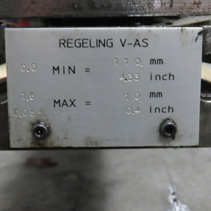 Strippit LVD PPEB 120 Ton Press Brake Lower Die Holder Table Bed Regeling V-AS