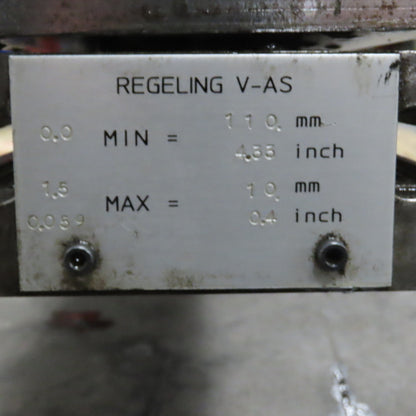 Strippit LVD PPEB 120 Ton Press Brake Lower Die Holder Table Bed Regeling V-AS