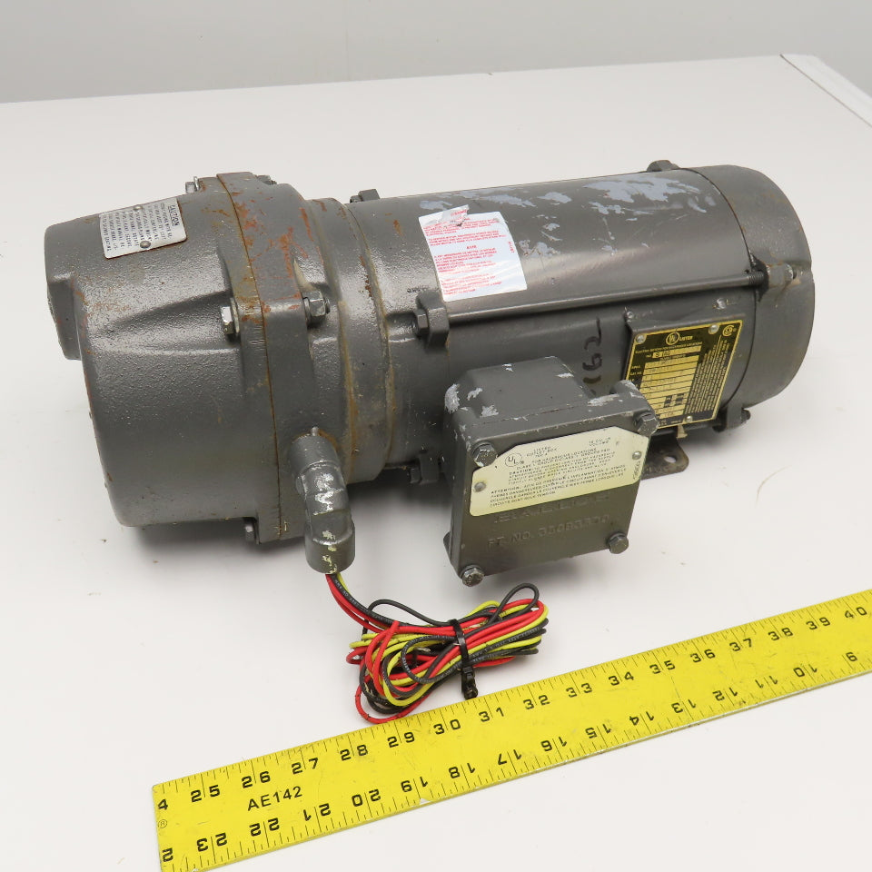 Baldor CBM7014T 1Hp 1725RPM 208-230/460V Hazardous Location Brake Motor