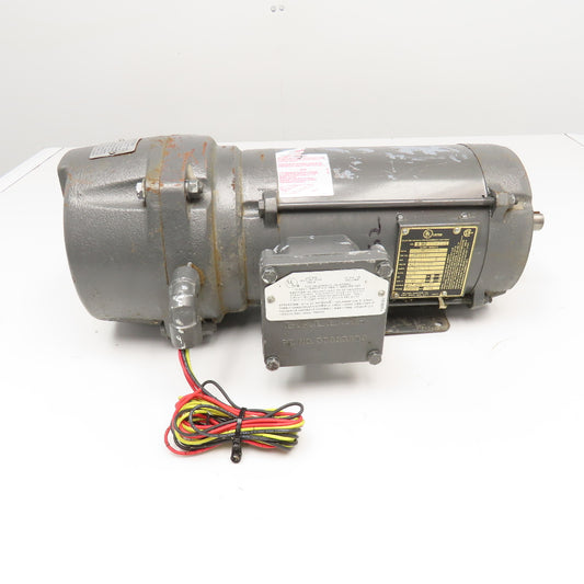 Baldor CBM7014T 1Hp 1725RPM 208-230/460V Hazardous Location Brake Motor