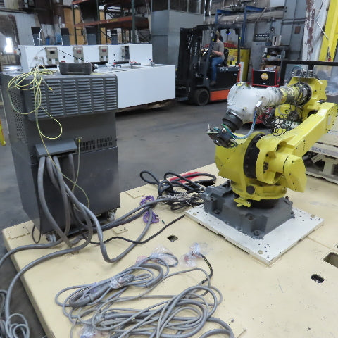 2017 Dan Technology Dual Station Robotic Polishing Cell Fanuc M-710iC/50