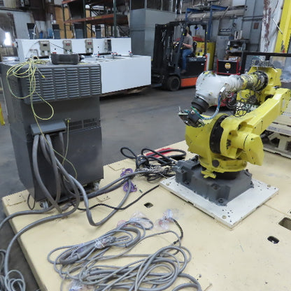 2017 Dan Technology Dual Station Robotic Polishing Cell Fanuc M-710iC/50
