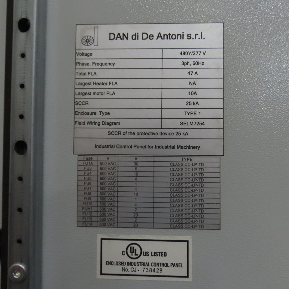 2017 Dan Technology Dual Station Robotic Polishing Cell Fanuc M-710iC/50