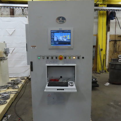 2017 Dan Technology Dual Station Robotic Polishing Cell Fanuc M-710iC/50