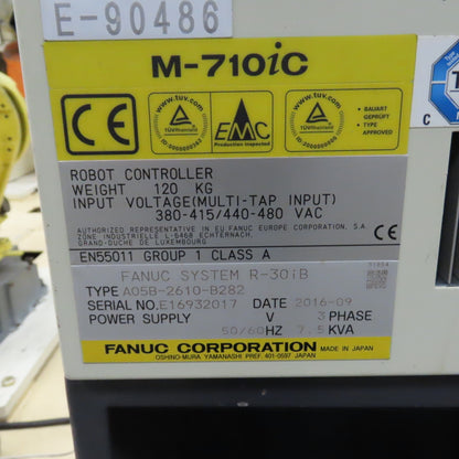 2017 Dan Technology Dual Station Robotic Polishing Cell Fanuc M-710iC/50