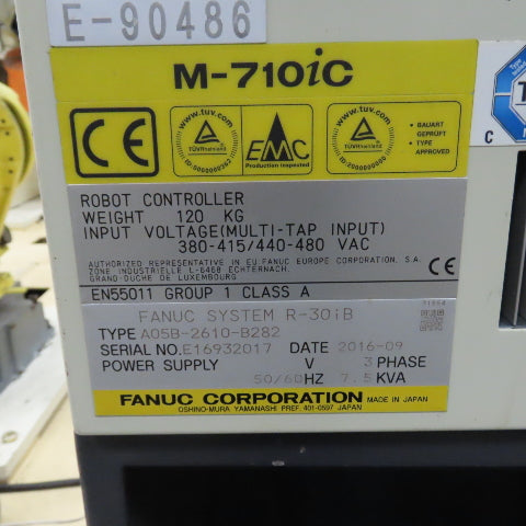 2017 Dan Technology Dual Station Robotic Polishing Cell Fanuc M-710iC/50