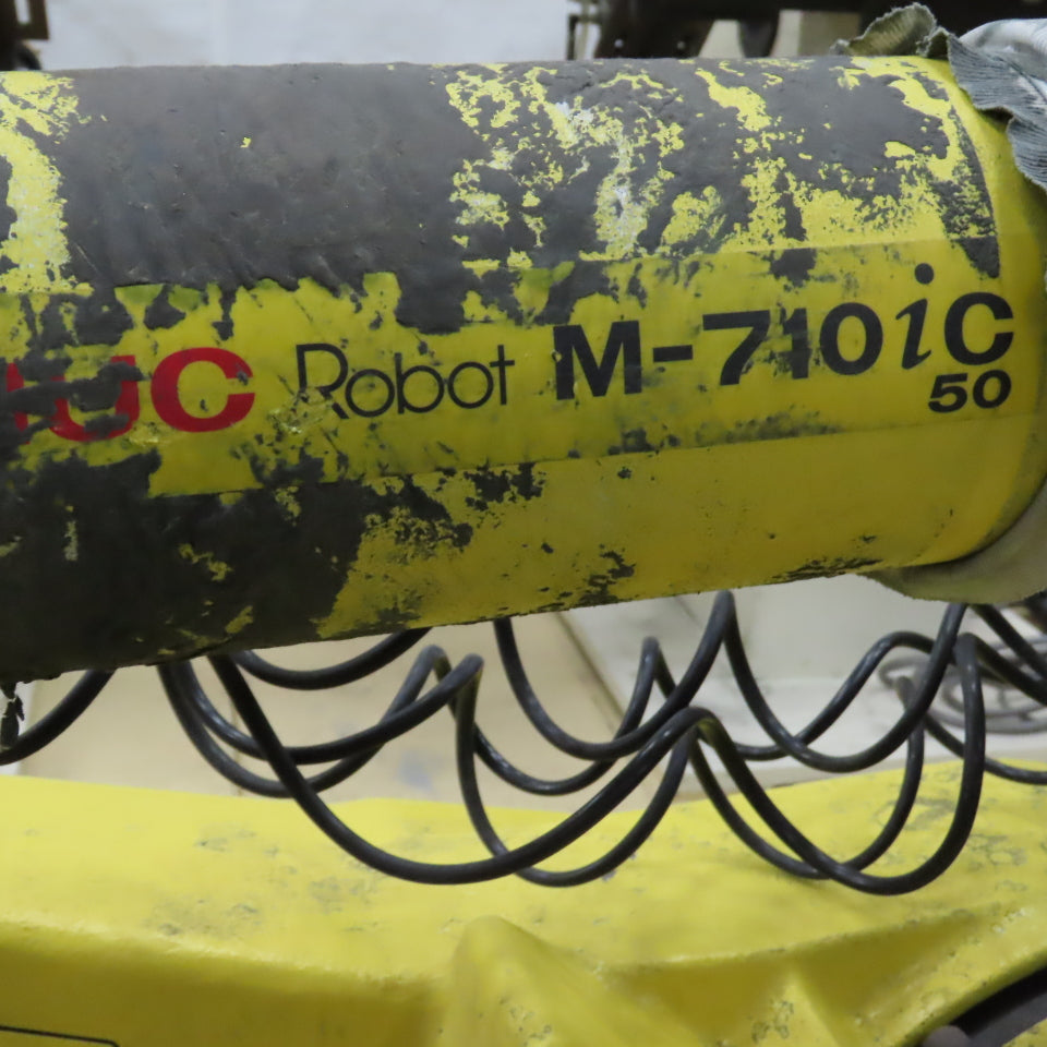 2017 Dan Technology Dual Station Robotic Polishing Cell Fanuc M-710iC/50