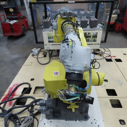 2017 Dan Technology Dual Station Robotic Polishing Cell Fanuc M-710iC/50