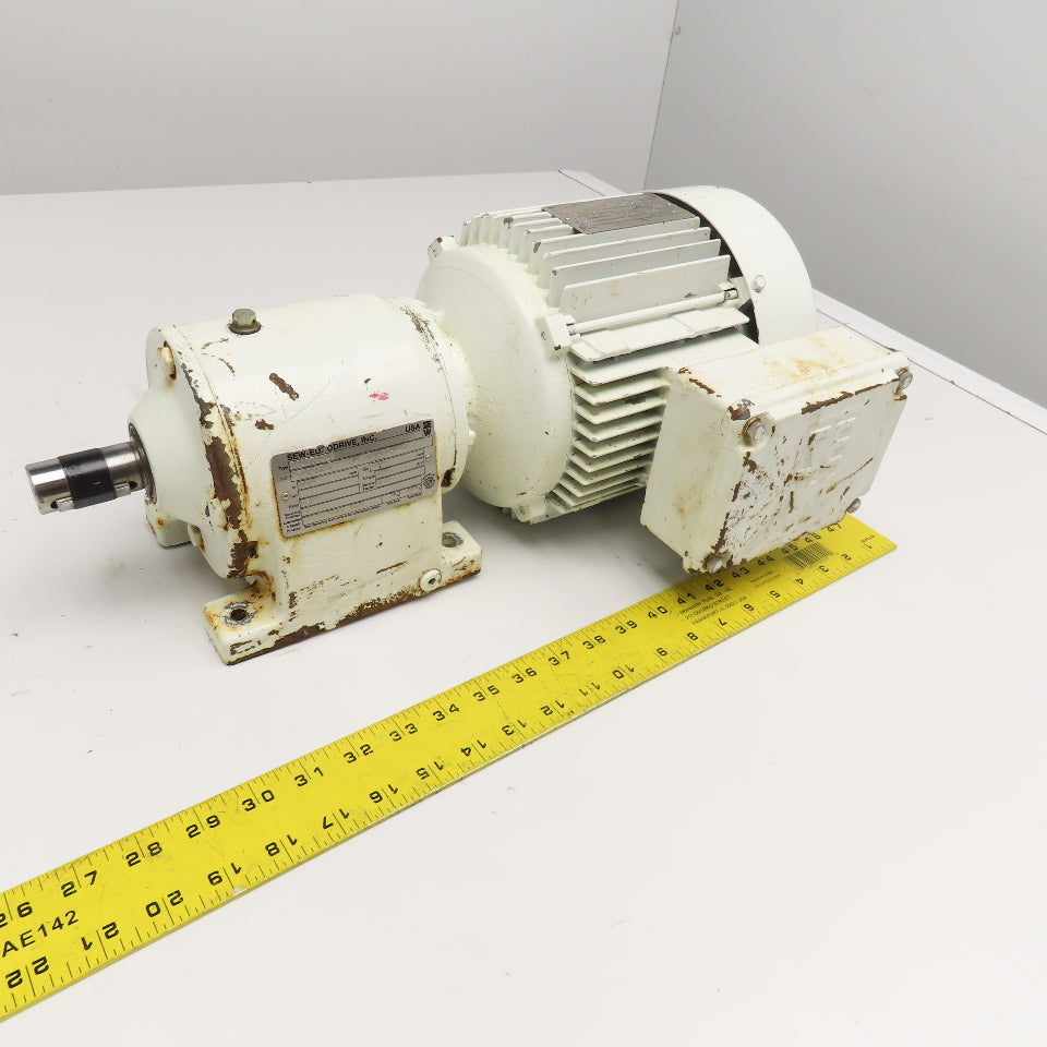 Sew Eurodrive R40DT90L4 3.31:1 Ratio Gear Motor 2Hp 230/460V 324RPM 3Ph