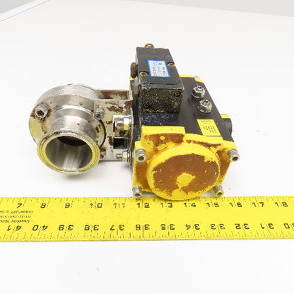 Top Line TS-075 2" Sanitary Valve Pneumatic Actuator Need Solenoid Coil