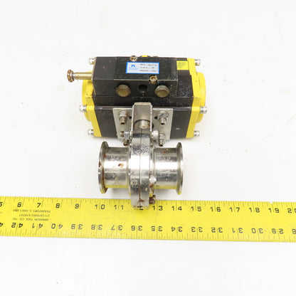 Top Line TS-075 2" Sanitary Valve Pneumatic Actuator Need Solenoid Coil