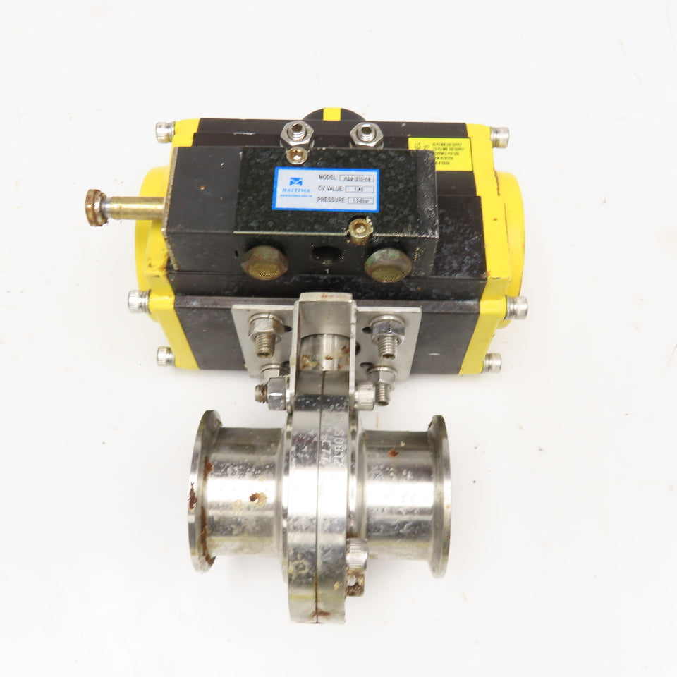Top Line TS-075 2" Sanitary Valve Pneumatic Actuator Need Solenoid Coil