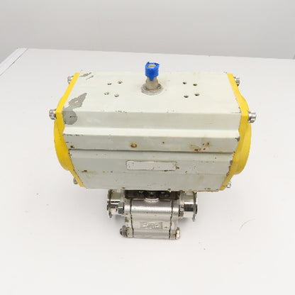 Sonic Torque 2" Sanitary Ball Valve Pneumatic Actuator 120 PSI