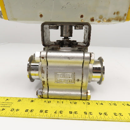 Sonic Torque 2" Sanitary Ball Valve Pneumatic Actuator 120 PSI