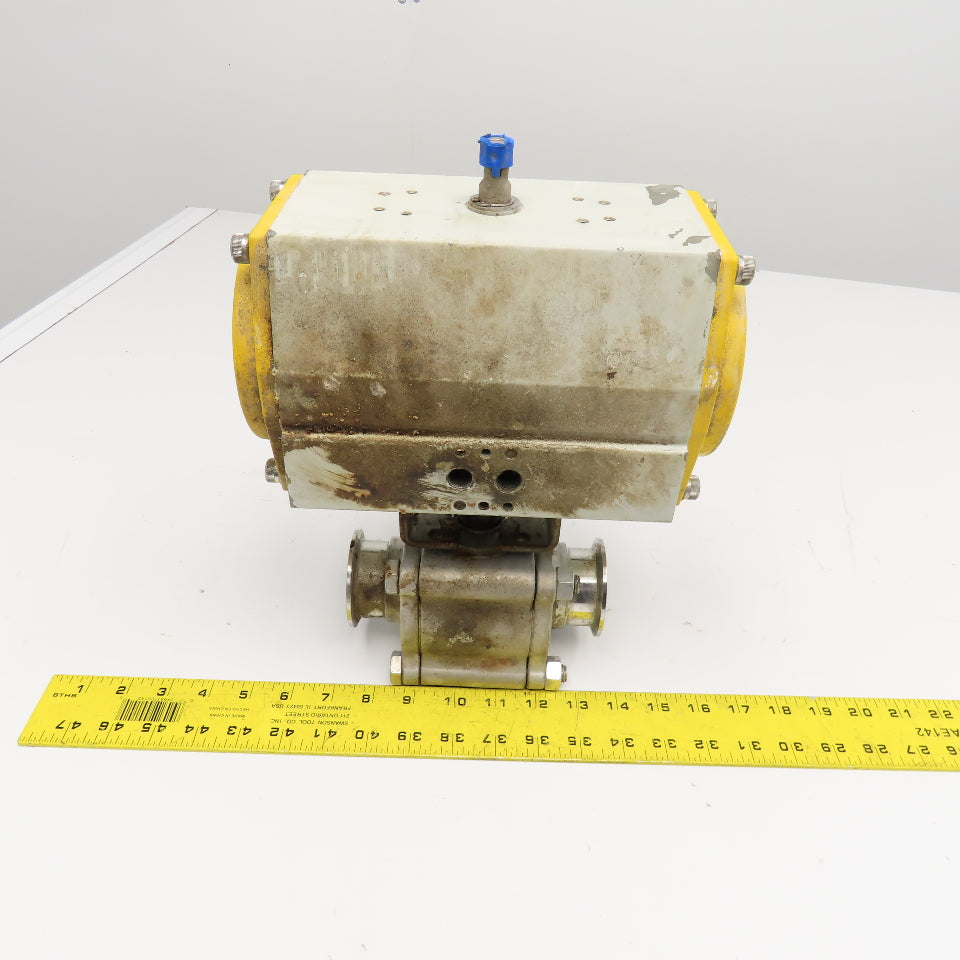 Sonic Torque 2" Sanitary Ball Valve Pneumatic Actuator 120 PSI
