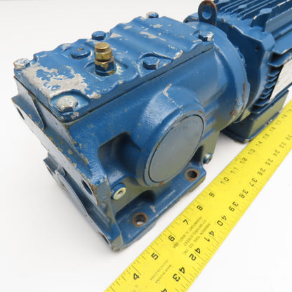 Sew S47 DRS71M4 14.24:1 Ratio 3/4Hp 230/460V Gear Motor 21-126RPM Output