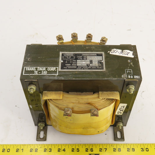 Trenco 612261-1S Industrial Control Transformer Pri 230/460V Sec 380V 1PH 3.6A