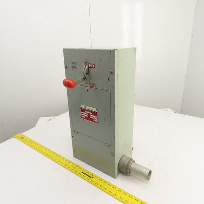 Frank Adam PPSA-10633 Shutlbrak Buss Switch 100A 3PH 3-Wire 480V 25/50HP