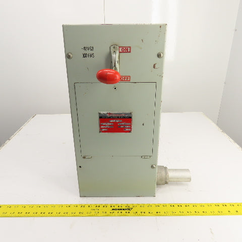 Frank Adam PPSA-10633 Shutlbrak Buss Switch 100A 3PH 3-Wire 480V 25/50HP