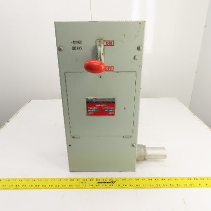 Frank Adam PPSA-10633 Shutlbrak Buss Switch 100A 3PH 3-Wire 480V 25/50HP