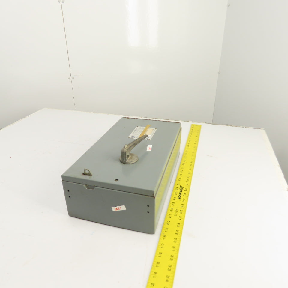 General Electric THPS364 200A Type QMR Fusible Interrupter Switch 50HP 600VAC 3P