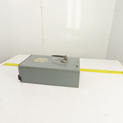General Electric THPS364 200A Type QMR Fusible Interrupter Switch 50HP 600VAC 3P