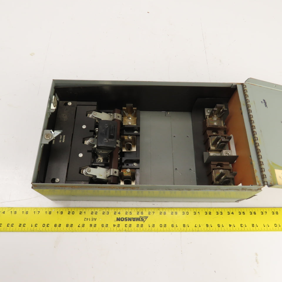 General Electric THPS364 200A Type QMR Fusible Interrupter Switch 50HP 600VAC 3P