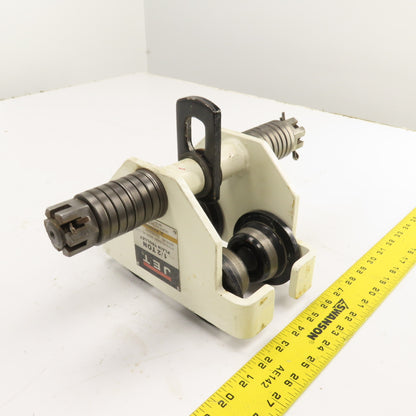 Jet 1/2-PT 1000 LB 1/2 Ton Plain Push / Pull Hoist Trolley 2-3/4"-8" Flange