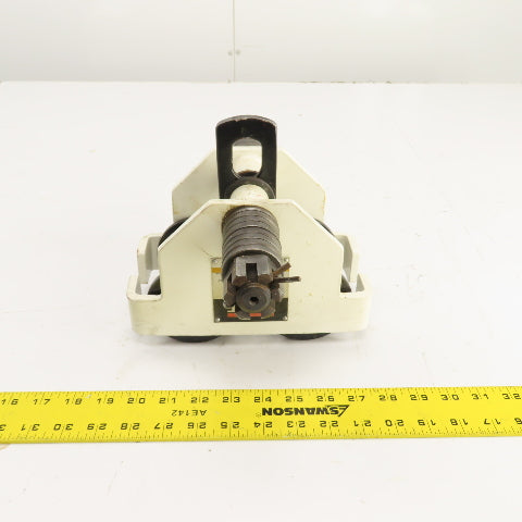Jet 1/2-PT 1000 LB 1/2 Ton Plain Push / Pull Hoist Trolley 2-3/4"-8" Flange