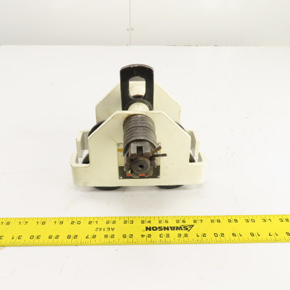 Jet 1/2-PT 1000 LB 1/2 Ton Plain Push / Pull Hoist Trolley 2-3/4"-8" Flange