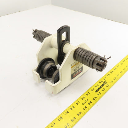 Jet 1/2-PT 1000 LB 1/2 Ton Plain Push / Pull Hoist Trolley 2-3/4"-8" Flange