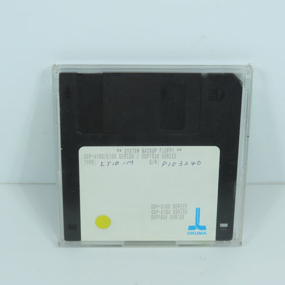 Okuma OSP-U100/E100 / OSP7030 LT10-M System Backup Floppy Disc 3.5"