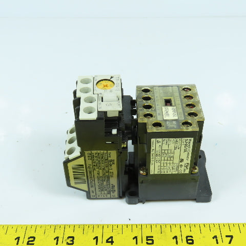 Fuji SJ-0G/UL Magnetic Contactor 15A W/ Overload TR-0N/3Z716 0.95-1.45A