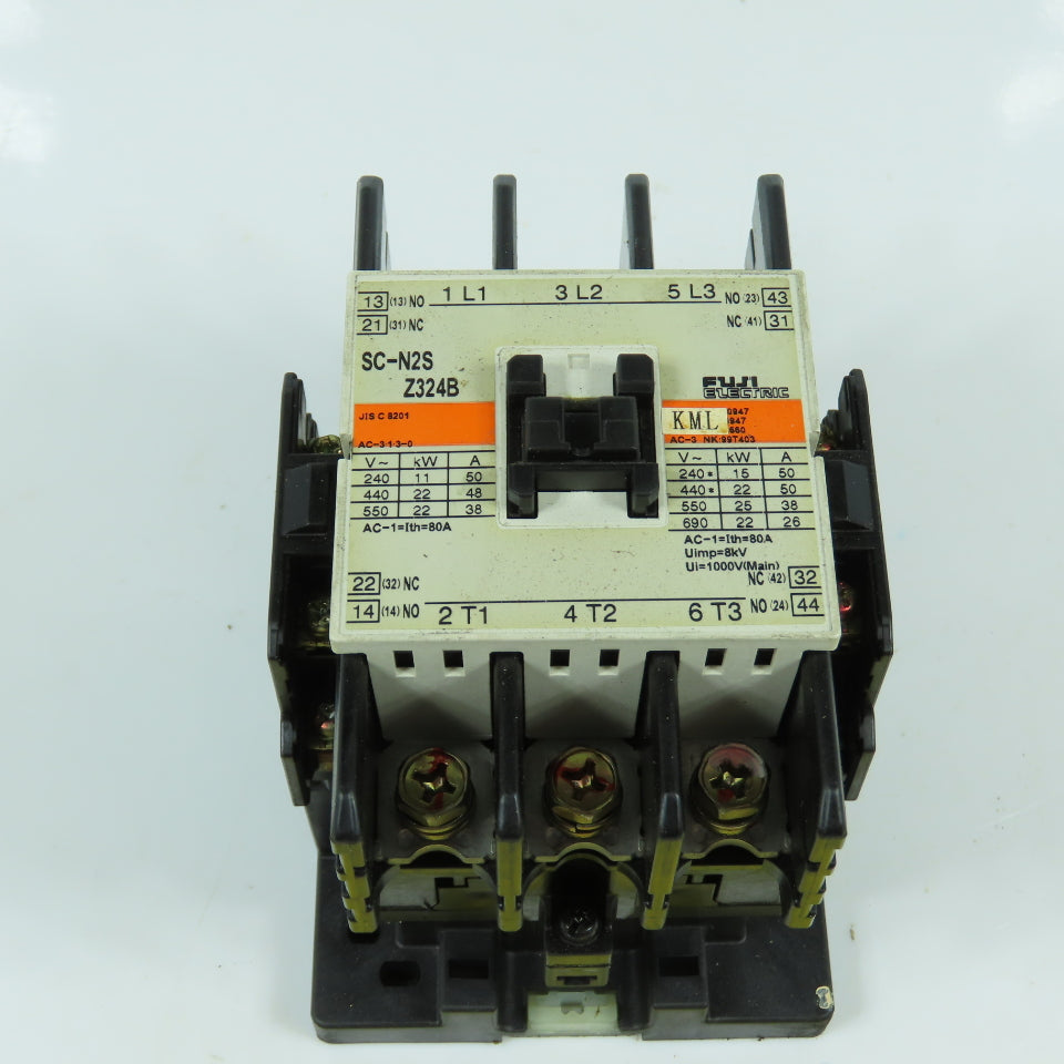 Fuji SC-N2S Z324B 50A 22kW Motor Starter Contactor 110V Coil
