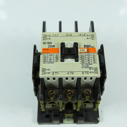 Fuji SC-N2S Z324B 50A 22kW Motor Starter Contactor 110V Coil