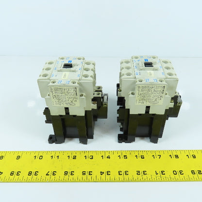 Mitsubishi SD-N35 20HP 40A Magnetic Contactor 24V DC Coil Lot Of 2