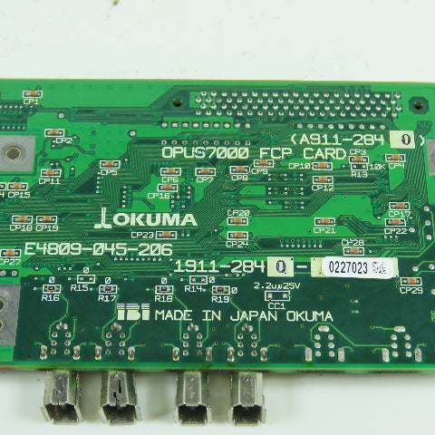 Okuma E4809-045-206 OPUS7000 FCP Card (A911-2840) 1911-2840 (Clean)