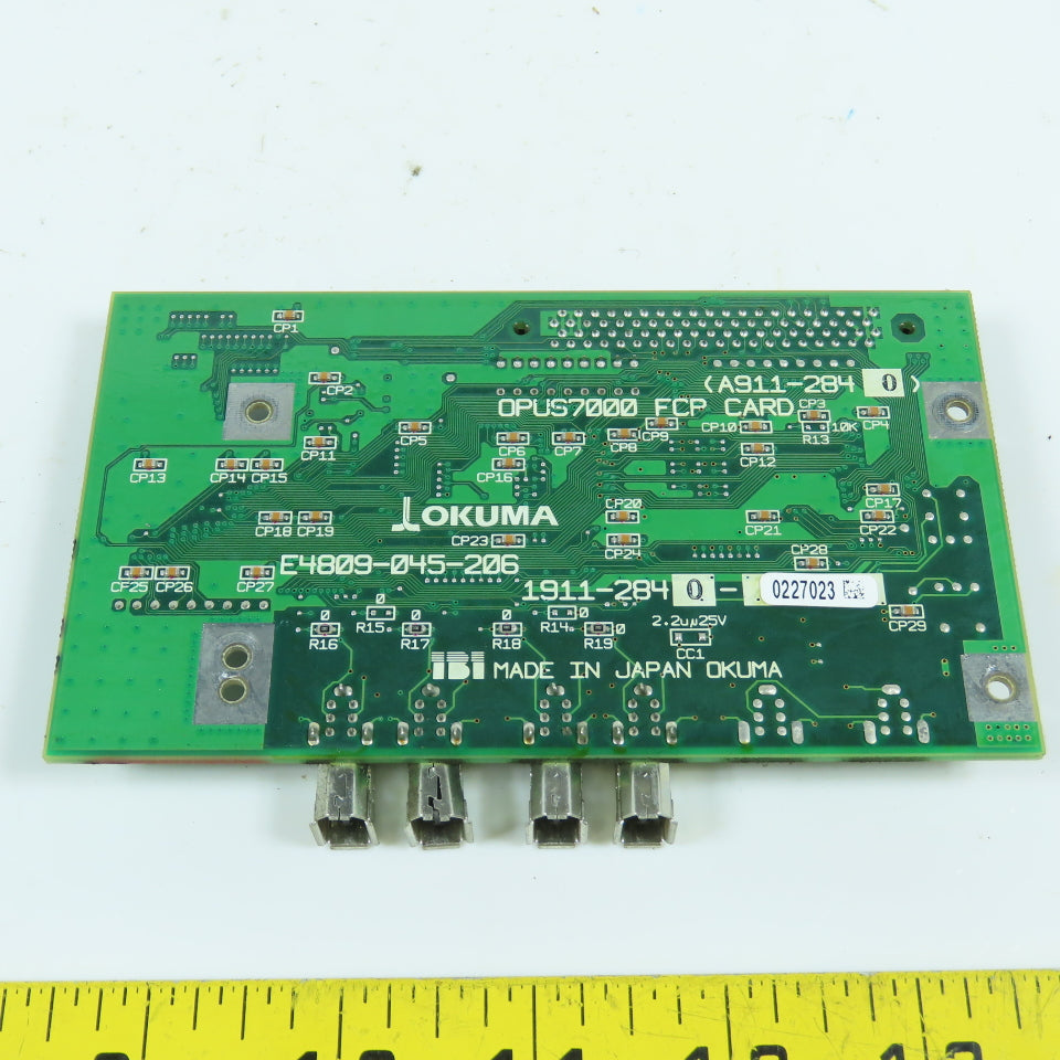 Okuma E4809-045-206 OPUS7000 FCP Card (A911-2840) 1911-2840 (Clean)