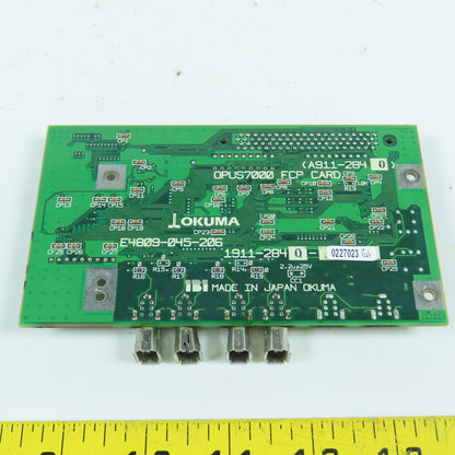 Okuma E4809-045-206 OPUS7000 FCP Card (A911-2840) 1911-2840 (Clean)
