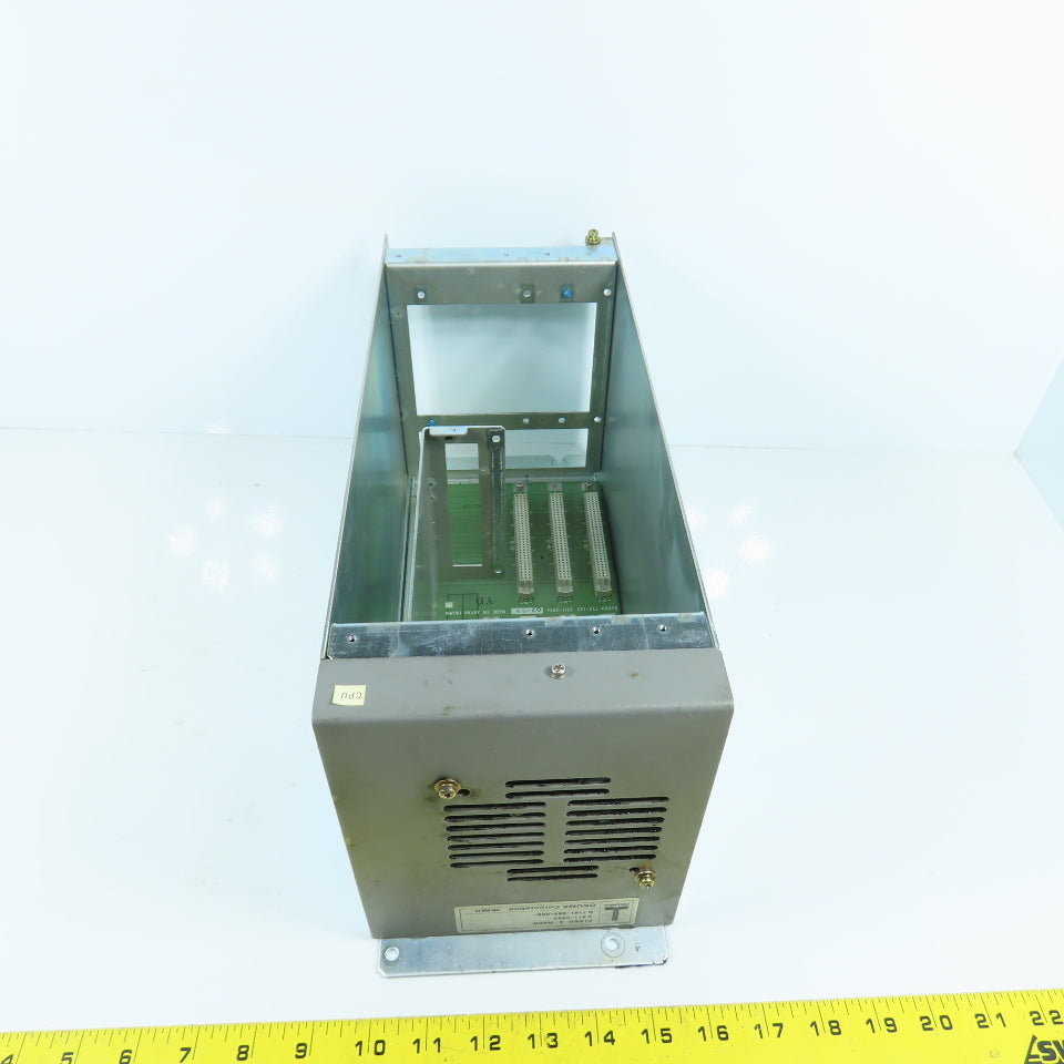 Okuma E7191-855-023 A911-2904 PLC Rack Chassis W/ Motherboard E4809-770-132