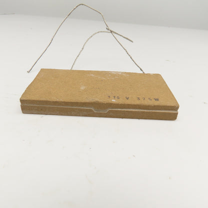 4" x 2" x 7/16" Thick Ceramic Plate Heater 115V 375W