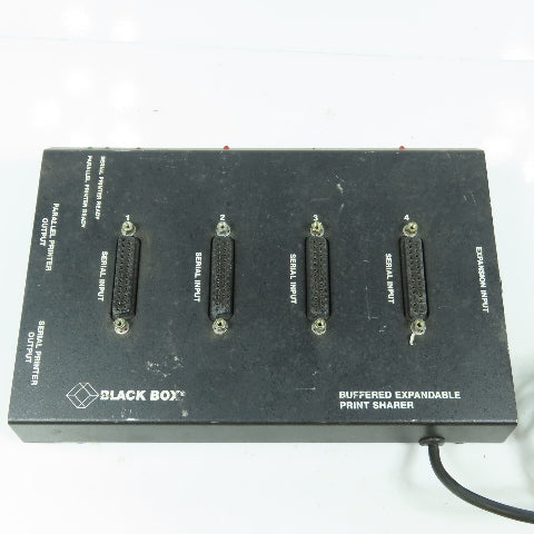 Black Box PI225A Buffered Expandable Print Sharer W/ Power Supply Rev 1.44B0