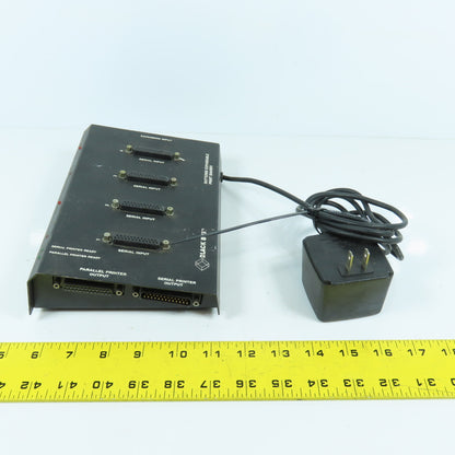 Black Box PI225A Buffered Expandable Print Sharer W/ Power Supply Rev 1.44B0