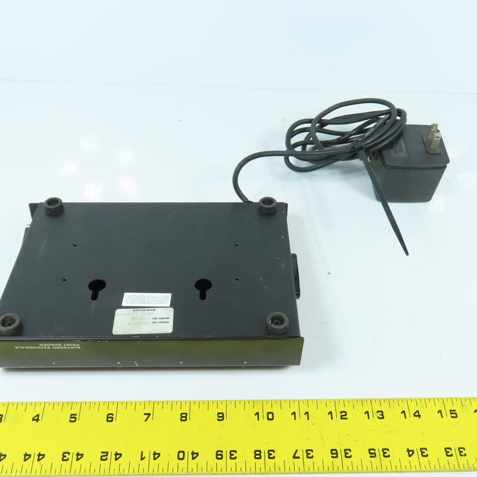 Black Box PI225A Buffered Expandable Print Sharer W/ Power Supply Rev 1.44B0
