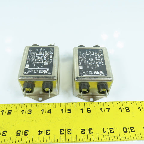 Okaya SUP-G5H-EPR Noise Filter 2x4mH 250VAC 5A Lot Of 2